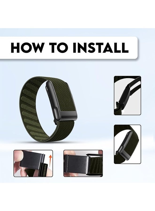 Ultra-soft Nylon Sport Band Compatible with WHOOP 5.0, One, Peak, and Life | Breathable, Durable & Secure Fit Strap | NOT for Gen 4 - Image 3